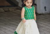 Kids pattupavada customisation avilable international shipping available