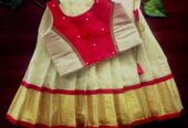 Kids pattupavada customisation avilable international shipping available