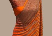 Bnarasi Katan semi Georgette fabric saree (All India Delivery Available)