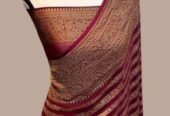 Bnarasi Katan semi Georgette fabric saree (All India Delivery Available)