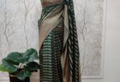 Bnarasi Katan semi Georgette fabric saree (All India Delivery Available)