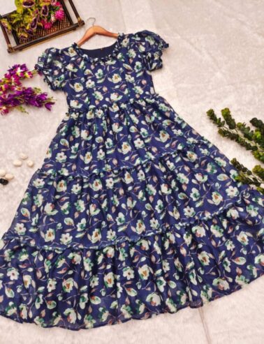 Floral Midi Dresses (All India Delivery Available)