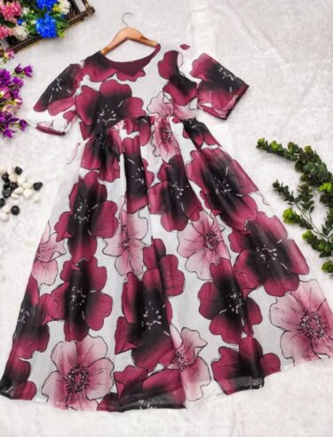 Floral Midi Dresses (All India Delivery Available)