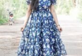 Floral Midi Dresses (All India Delivery Available)