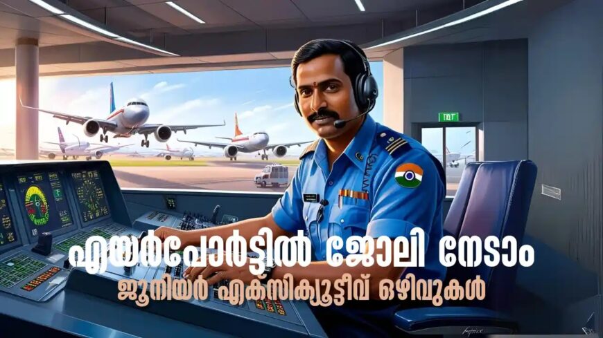 എയർപോർട്ടിൽ ജോലി നേടാം – ജൂനിയർ എക്സിക്യൂട്ടീവ് ഒഴിവുകൾ | AAI Recruitment 2025